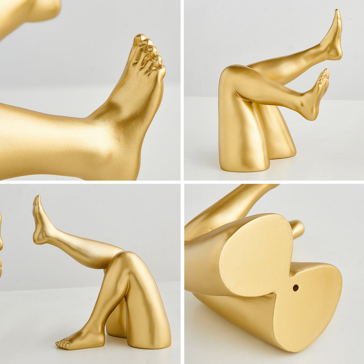 Abstract figure art bookend, Modern sculpture, resin desktop ornament for