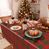 Mivorao Farrow Check Disposable Party Tablecloth
