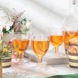 Mivorao 5 oz Detachable Disposable Wine Glasses 160ml