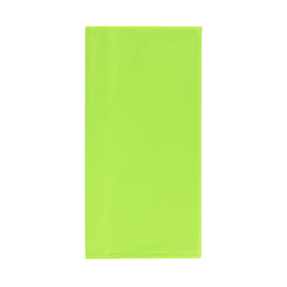 Disposable solid green PE plastic tablecloth, waterproof and oil-proof,