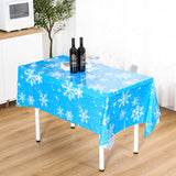 Mivorao Winter Snowflake Disposable Tablecloth