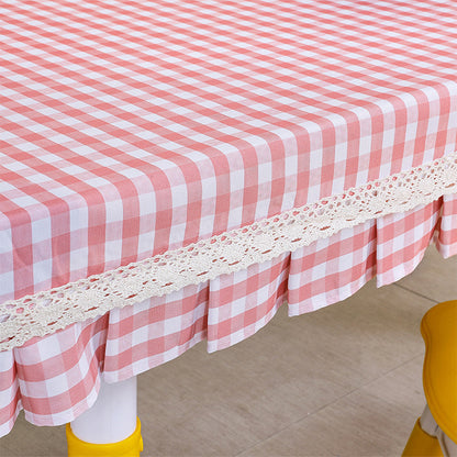 tablecloth, washable fabric rectangular table cover, 137*274cm