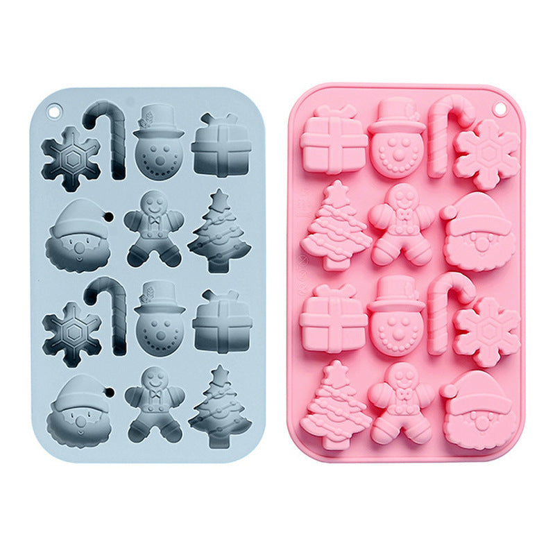 14-cavity Christmas cake mold, kitchen baking tool