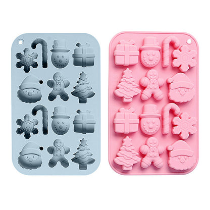 14-cavity Christmas cake mold, kitchen baking tool