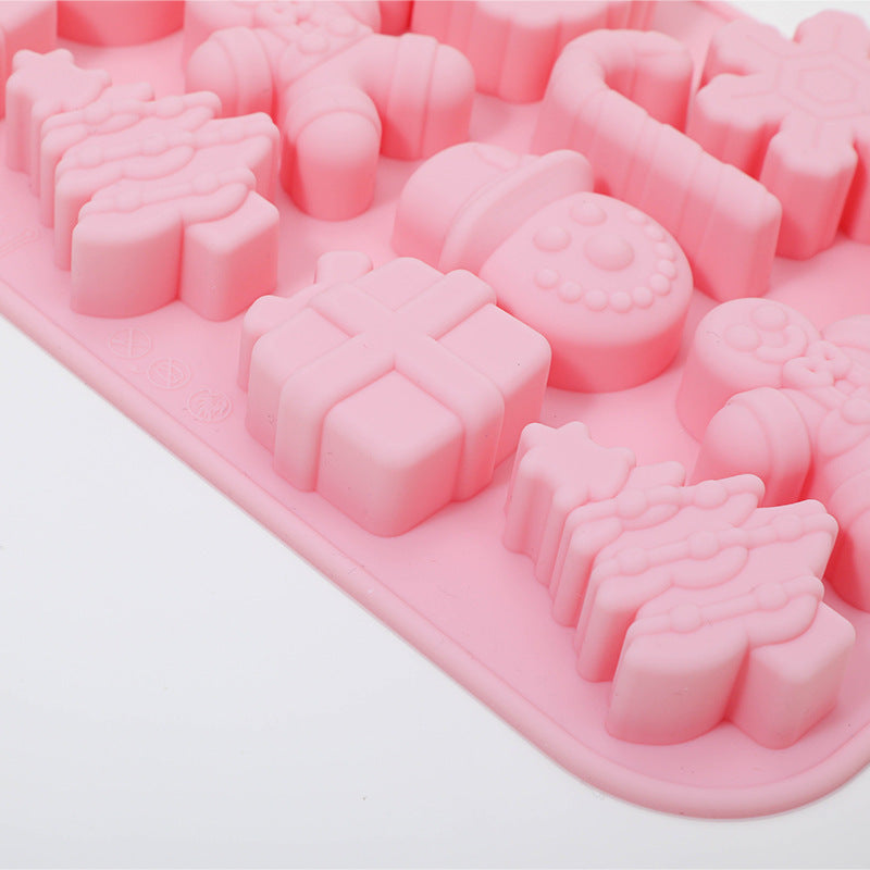 14-cavity Christmas cake mold, kitchen baking tool