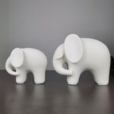 Mivorao Elephant Resin Figurine for Home Decor