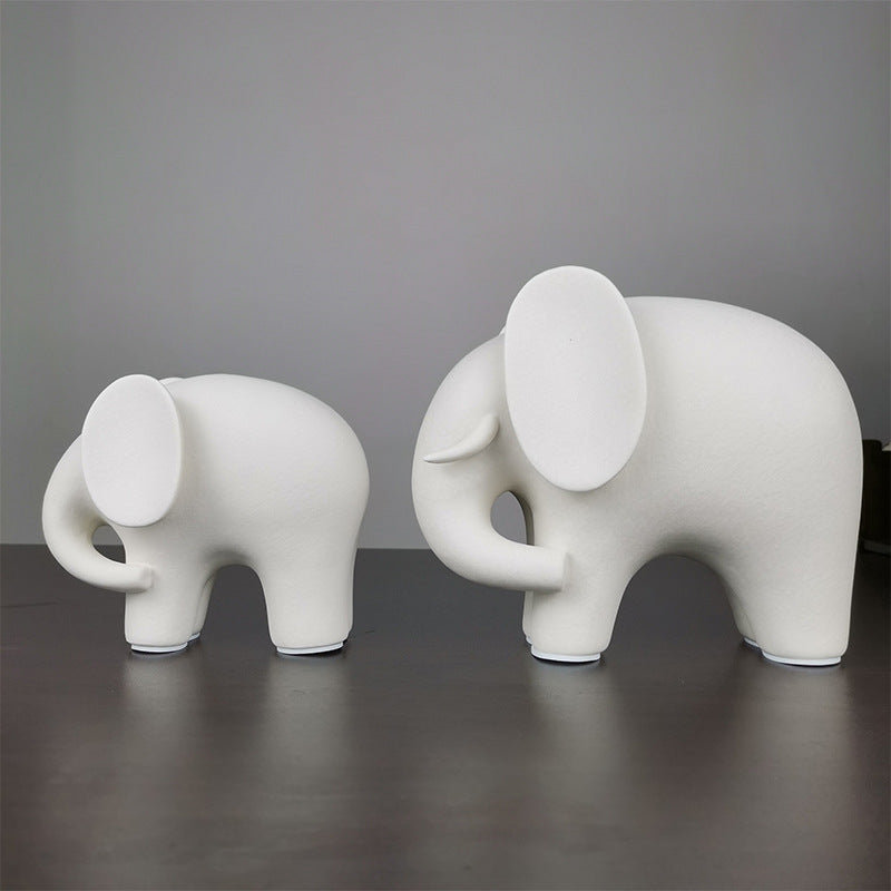Mivorao Elephant Resin Figurine for Home Decor