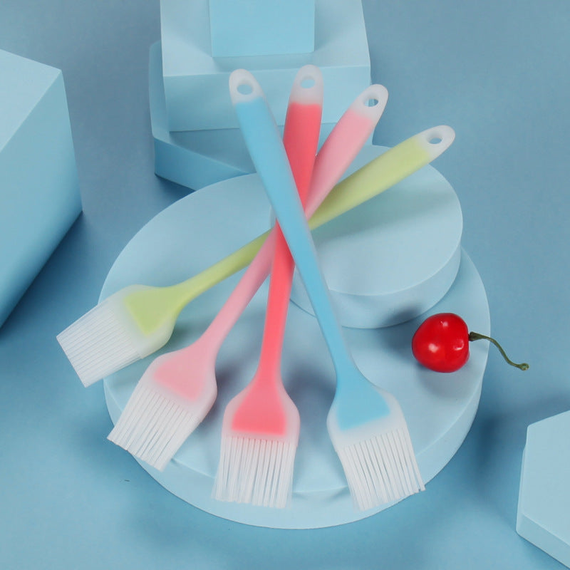 Semi-transparent silicone small brush, small silicone oil brush, kitchen
