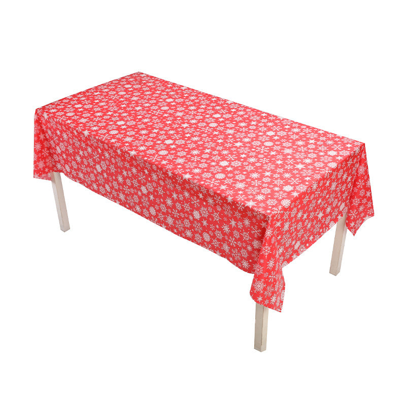 Mivorao Christmas Themed Disposable Tablecloth