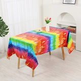 Mivorao Rainbow Disposable Party Tablecloth