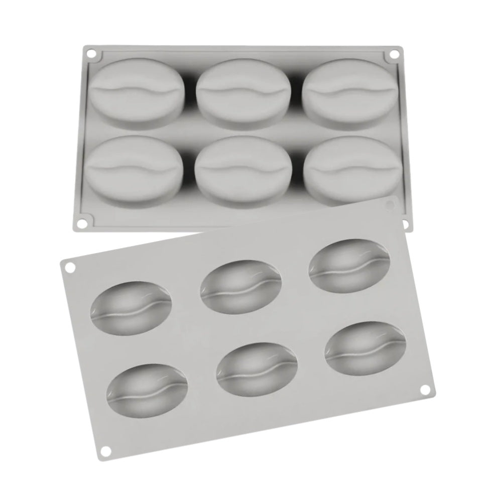 6-cavity coffee bean mold silicone mold