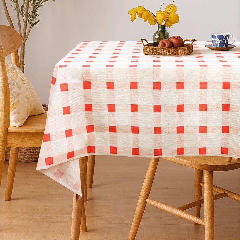 One-piece patterned tablecloth, rectangular, 137*274cm