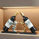 Mivorao Creative Bear Wine Rack Ornament