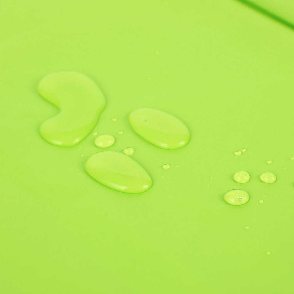 Disposable solid green PE plastic tablecloth, waterproof and oil-proof,