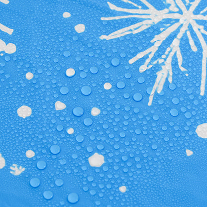 Winter Snowflake Theme Party Disposable PE Tablecloth Birthday Party
