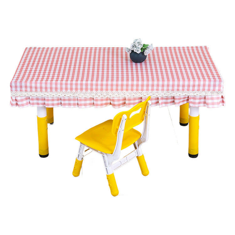 Mivorao Washable Fabric Rectangular Table Cover